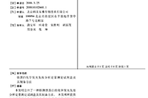 铁蛋白化学发光免疫分析定量测定试剂盒及其制备方法