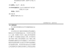 用于咖啡因检测的电化学传感器的制备方法