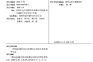 快速消解光度分析测定水质化学需氧量的方法