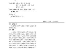 检测有机磷农药残留分子印迹的电化学传感器的制备方法