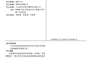 乙型肝炎病毒表面抗原化学发光免疫分析测定试剂盒及其制备方法