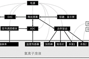 基于三电极化学体系的温度、浓度检测及自动控制装置