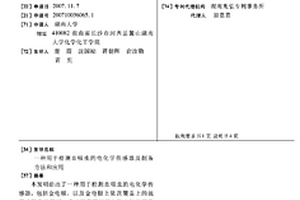 用于检测血吸虫的电化学传感器及制备方法和应用