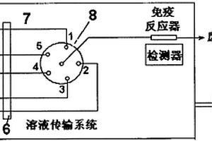 底物区带分辨化学发光多组分免疫分析方法及检测系统