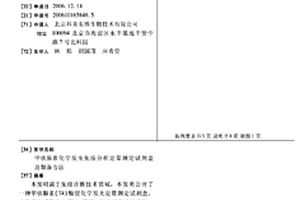 甲状腺素化学发光免疫分析定量测定试剂盒及制备方法