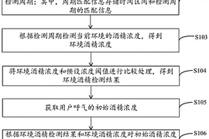 酒精浓度检测方法和装置、可穿戴设备及存储介质