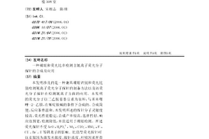 裸眼和荧光比率检测含氰离子荧光分子探针的合成及应用