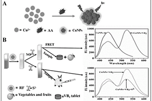 荧光铜纳米粒子及其制备方法和在检测核黄素和硫离子含量中的应用