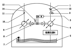 深海海水原位检测节能型海水取样器及工作方法