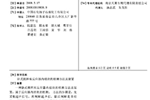 卧式搅拌床反应器内结块的检测方法及装置