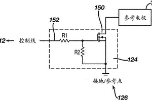 具有测试条电极至接地参考点开关电路块的手持式测试仪