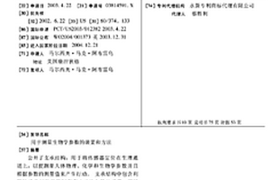 用于测量生物学参数的装置和方法