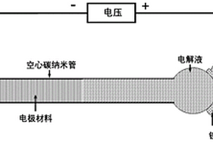 在原位电镜下研究液体电池电化学的方法