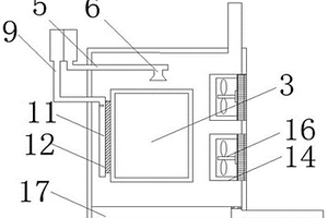 用于污水处理的化学反应热量散热装置