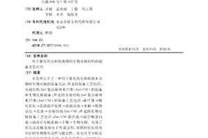 用于催化氧化和检测肼的生物电极材料的制备及其应用