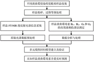基于FT-NIR技术的糙米中黄曲霉毒素含量的快速检测方法