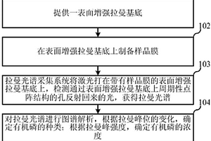 基于表面增强拉曼的有机磷检测方法