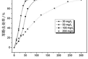 阳极电极材料、其制备方法及在电化学氧化处理含酚废水中的应用和工作方法