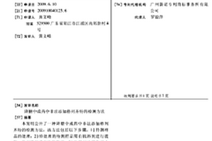 降糖中成药中非法添加格列齐特的检测方法