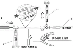 用于法医溶血样本总IgE检测的中空纤维超滤方法