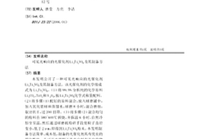 可见光响应的光催化剂Li3Ti2VO8及其制备方法