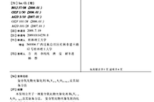复合氧化物光催化剂Bi4V2-xAxO11-3x/2及其制备方法