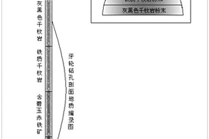 露天矿逆向钻孔地质编录和矿体圈定方法