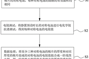 极片的液相电阻的测试方法