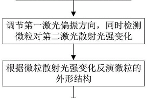 基于电偶极旋转散射光探测的纳米微粒识别装置和方法