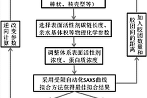 基于SAXS的蛋白质与表面活性剂复合物模型及解析方法