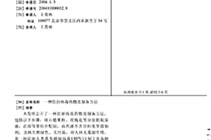 防治病毒药物及制备方法