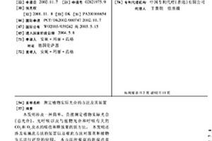 测定植物实际光合的方法及其装置