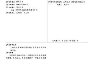 基于牛血清白蛋白的手性传感器及其制备方法