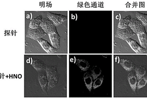 线粒体靶向的亚硝酰氢分子荧光探针及其制备方法和应用