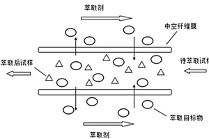 富集葡萄酒中氨基甲酸乙酯的膜萃取方法