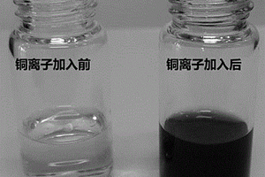 二价铜离子荧光探针及其制备方法和应用