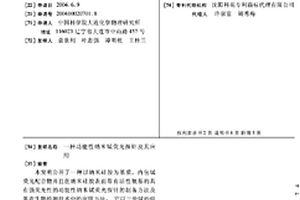 功能性纳米铽荧光探针及其应用