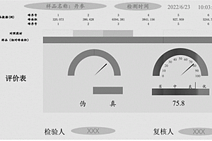 丹参药材的质量双标可视化质量控制技术