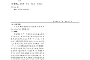 可见光响应的复合氧化物光催化剂Ba3Li2Nb2-xTaxO9及制备方法
