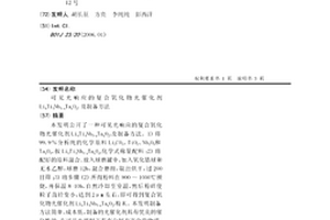 可见光响应的复合氧化物光催化剂Li9Ti5Nb5-xTaxO27及制备方法