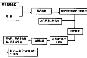 纳米二氧化铈选择性膜电极的制作方法