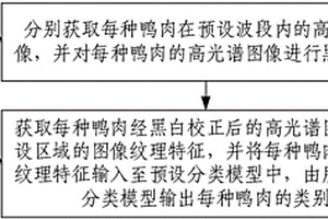 鸭肉品种鉴别方法及系统