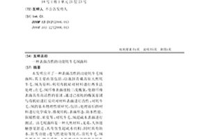 表面改性的功能牦牛毛绒面料