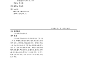 人体瘀积药物分离法