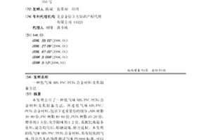 低气味ABS/PVC/PETG合金材料及其制备方法