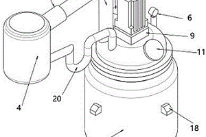 通过自动分水器和冷凝器控水的树脂生产用反应釜装置