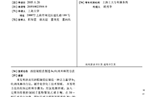 溶胶凝胶法制造In2O3纳米棒的方法