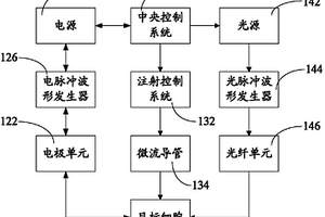 植入式在体电转染装置