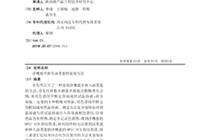 洋槐蜜中掺有油菜蜜的鉴别方法