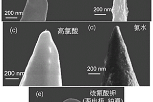 纳米级银针尖的高重现性制备方法